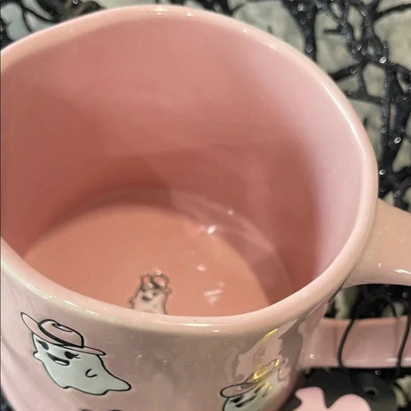 Spooky Pink Ghost Mug with Candy Treats - Picture 10 of 10